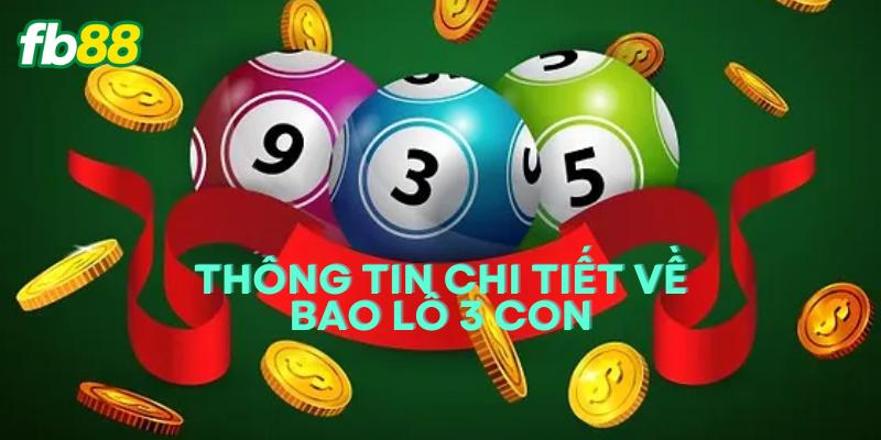 Thông tin chi tiết về Bao lô 3 con