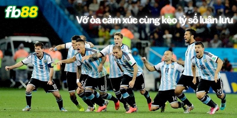 Vỡ òa cảm xúc cùng kèo tỷ số luân lưu
